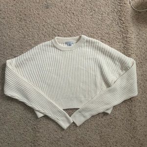 COPY - COPY - Urban Outfitters Big Sur Ribbed Pullover Sweater (cream)
